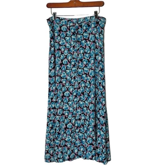 Zara Floral Print A-Line Midi Skirt - Picture 3 of 7